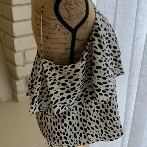 New J. Crew silk leopard print cami size 12 tank career party tank top layer - Picture 14 of 14